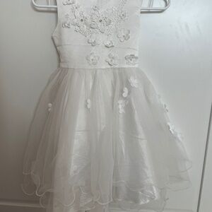 Girls white dress